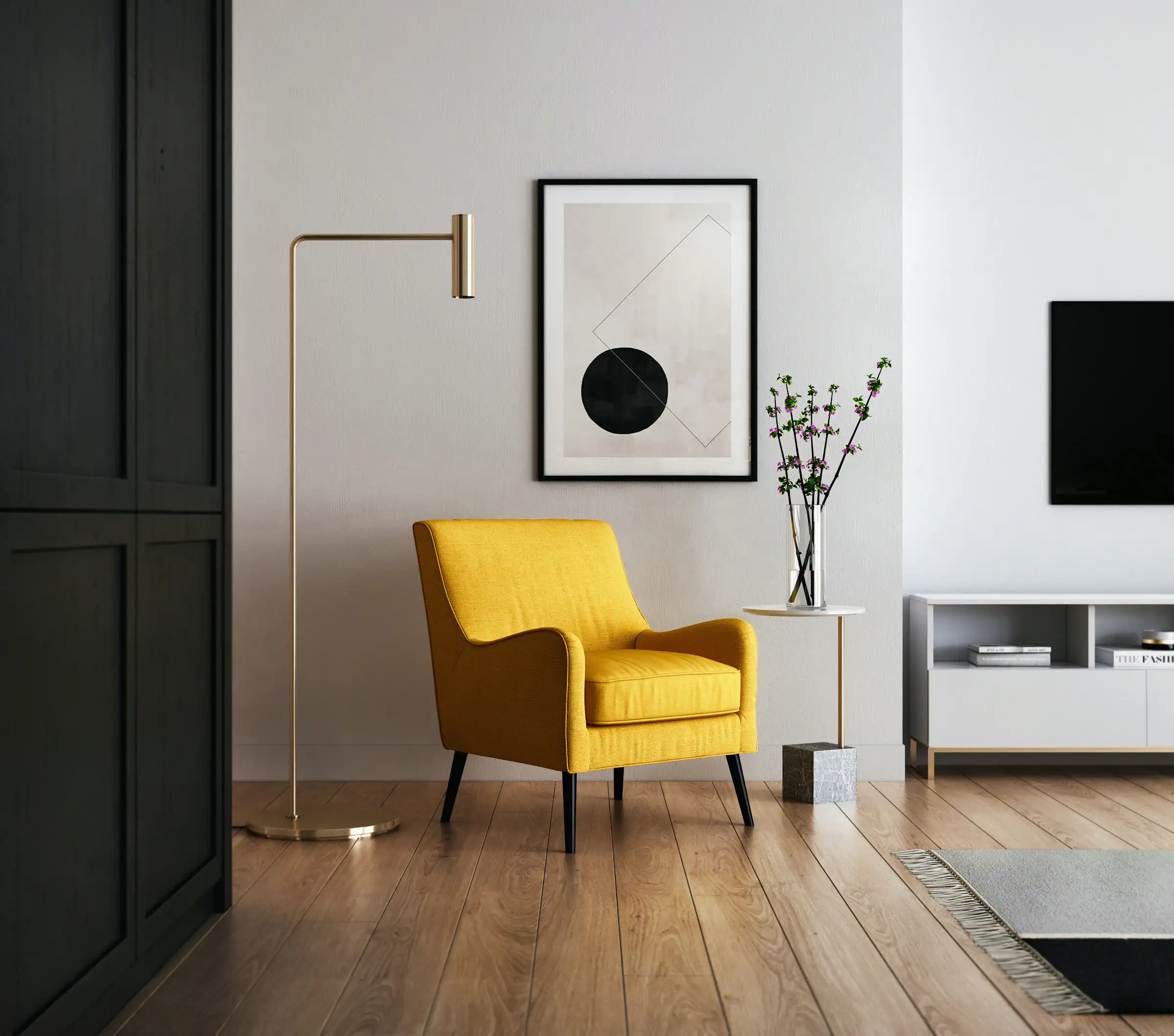 Lobby & Breakout styled interior